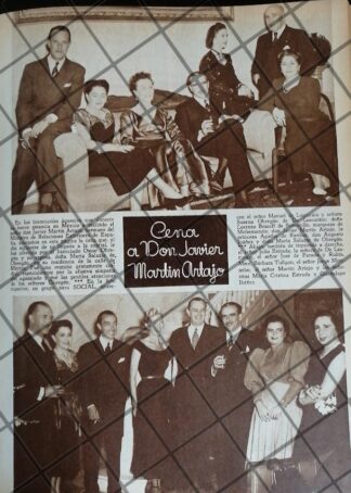 AFICHE RETRO. CASA DE FAMILIA OBREGON SALAZAR 1948