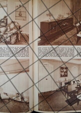 AFICHE ANTIGUO CASA DE LA FAMILIA FRANYUTTI GARCIA 1948