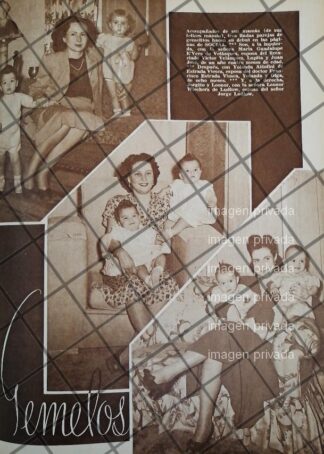 AFICHE ANTIGUO GEMELOS ESTRADA ATOLINNI 1948 Y MAS