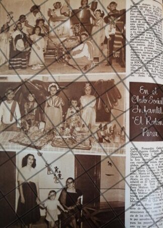 AFICHE ANTIGUO. SALON INFANTIL EL RATON PEREZ 1948 -2
