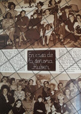 AFICHE ANTIGUO EN CASA DE ENRIQUE HUBER 1948