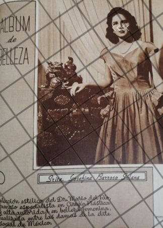 AFICHE ANTIGUO JOSEFINA BARROSO SOLANA 1948