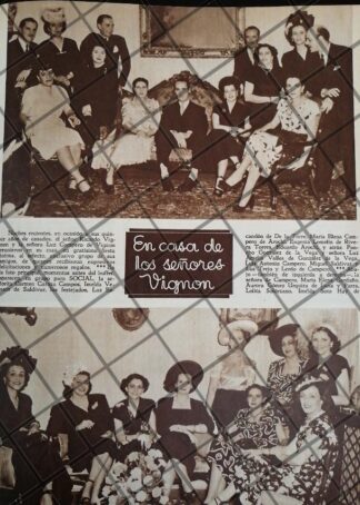 AFICHE ANTIGUO EN CASA VIGNON CAMPERO 1948