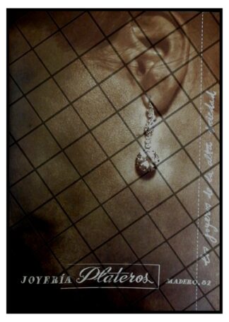 CARTEL ANTIGUO JOYERIA PLATEROS 1948 10