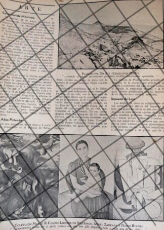AFICHE ANTIGUO EXPOSICION MARTE R. GOMEZ 1946
