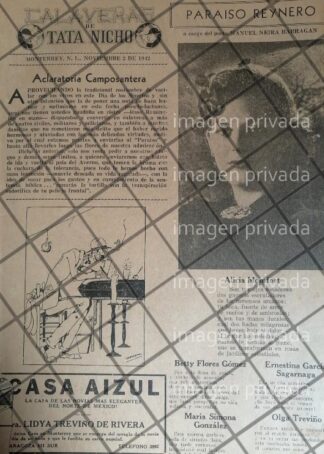 AFICHE ANTIGUO. PIANISTA. ALICIA MONTFORT RUBIN 1942