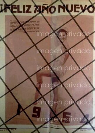 AFICHE ANTIGUO. CALENDARIO DE 1954