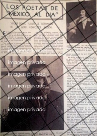AFICHE ANTIGUO EL COMPOSITOR LUIS FERRAZZANO 1944