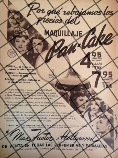CAMPAÑA PUBLICITARIA COMPLETA MAX FACTOR Y ESTRELLAS DE CINE 1945-48 - Image 11