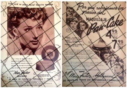 CAMPAÑA PUBLICITARIA COMPLETA MAX FACTOR Y ESTRELLAS DE CINE 1945-48 - Image 10