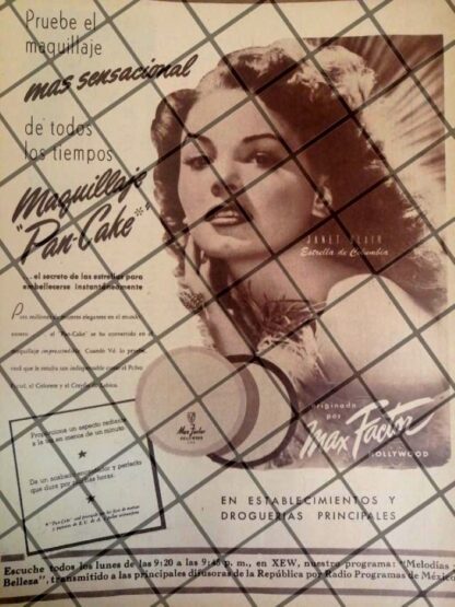 CAMPAÑA PUBLICITARIA COMPLETA MAX FACTOR Y ESTRELLAS DE CINE 1945-48 - Image 9