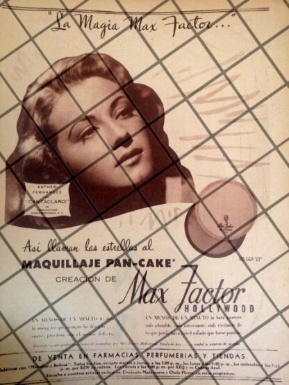 CAMPAÑA PUBLICITARIA COMPLETA MAX FACTOR Y ESTRELLAS DE CINE 1945-48 - Image 6