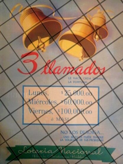 AFICHE RETRO. LOTERIA NACIONAL 1944 /191