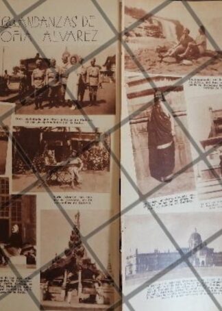 AFICHE ANTIGUO INICIOS DE LA ACTRIZ SOFIA ALVAREZ 1939