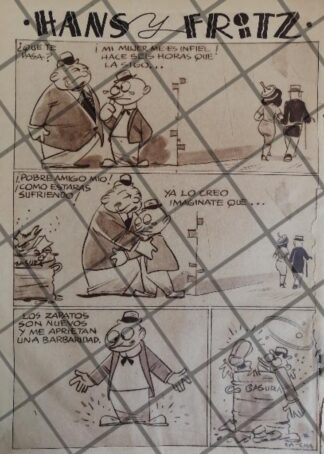 TIRA COMICA ANTIGUA HANZ Y FRITZ 1936 ANGEL ZAMARRIPA 6