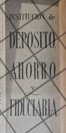 CARTEL PUBLICITARIO RETRO. BANCO ANGLO MEXICANO 1942