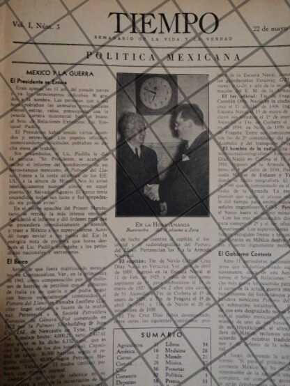 REVISTA ANTIGUA MEXICO DECLARARA GUERRA A ALEMANIA 1942 - Image 2