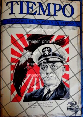 PORTADA ANTIGUA. ALMIRANTE. ROBERT LEE GHORMLEY 1942