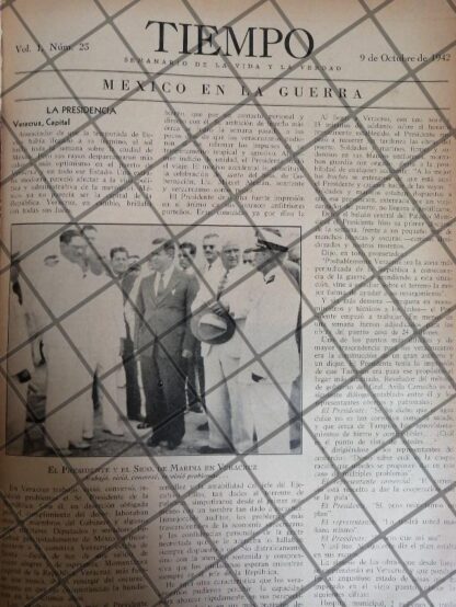 AFICHE RETRO. MEXICO EN LA SEGUNDA GUERRA MUNDIAL 1942 -2 - Image 2