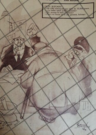 CARICATURA RETRO. POR: JOSE GONZALO BECERRA 1946 6