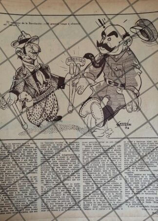 CARICATURA RETRO. JOSE AGUSTIN CASTRO POR: GONZALO BECERRA 1946
