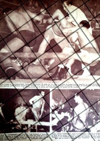 AFICHE RETRO LUCHA LIBRE EL SANTO Vs BLUE DEMON ETC -42