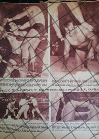 AFICHE RETRO LUCHA LIBRE CAVERNARIO GALINDO Vs GORI GUERRERO 41