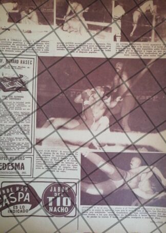 AFICHE RETRO LUCHA LIBRE, CAVERNARIO GALINDO, BLUE DEMON ETC 20