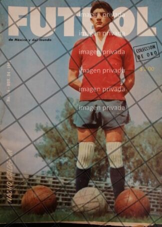 AFICHE RETRO FUTBOLISTA NACHO CALDERON 1963