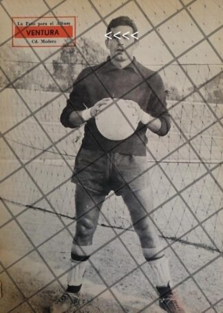 AFICHE RETRO FUTBOLISTA JULIAN VENTURA 1963 PORTERO
