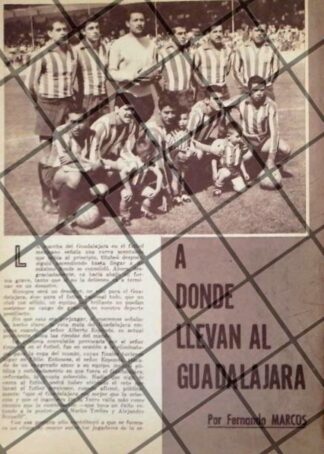 AFICHE RETRO EL CLUB CHIVAS DE GUADALAJARA 1963