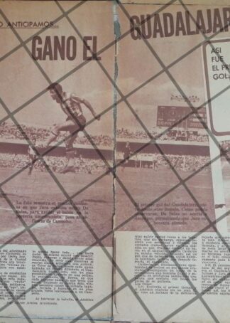 AFICHE RETRO CLUB AMERICA VS CHIVAS DE GUADALAJARA 1963