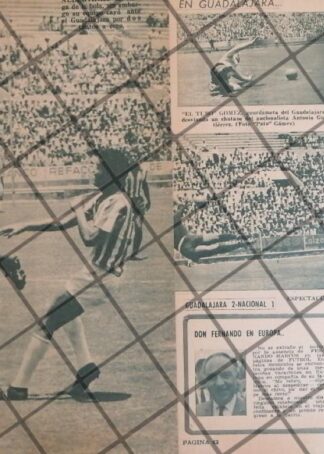AFICHE RETRO TUBO GOMEZ CHIVAS DE GUADALAJARA 1963