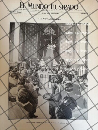 PORTADA ANTIGUA JUICIO DEL CASO MANUEL LISANDRO BARILLAS