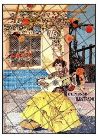 PORTADA ANTIGUA 1907 POR: GODOY GITANA MEXICANA