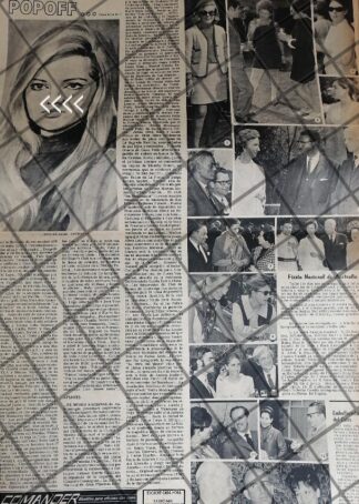 AFICHE RETRO ALTA SOCIEDAD POR. RAQUEL ARIAS GUTIERREZ 1969