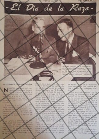 AFICHE RETRO INAUGURAN RADIO DIFUSORA N.B.C PANAMERICANA 1941