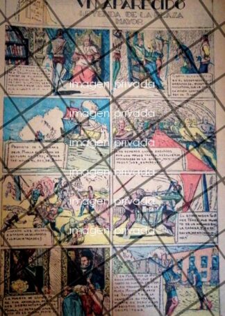 TIRA COMICA ANTIGUA. UN APARECIDO 1934 MUY RARO