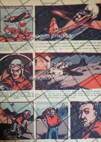 TIRA COMICA ANTIGUA. PEDRO COAHUILA. 1945 POR EL GALLO /5