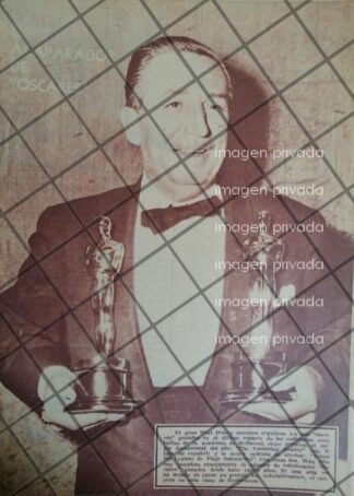 AFICHE ANTIGUO WALT DISNEY GANA 2 OSCARES 1941
