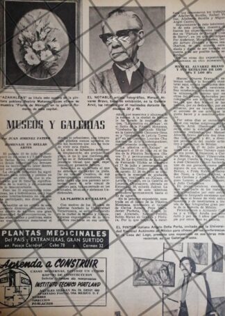 AFICHE ANTIGUO EXPONE. MANUEL ALVAREZ BRAVO Y OTROS 1974