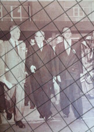 AFICHE RETRO. A. RUIZ CORTINES Y GABINETE 1955