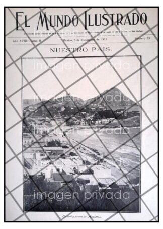 PORTADA ANTIGUA 1911 PUERTO DE MAZATLAN 1911 *R