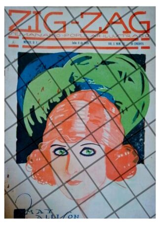 PORTADA ANTIGUA. ACTRIZ DE CINE MUDO MAY ALLISON 1920