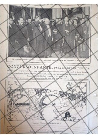 AFICHE ANTIGUO GRAL. JACINTO TREVIÑO TOMA POSESION 1920