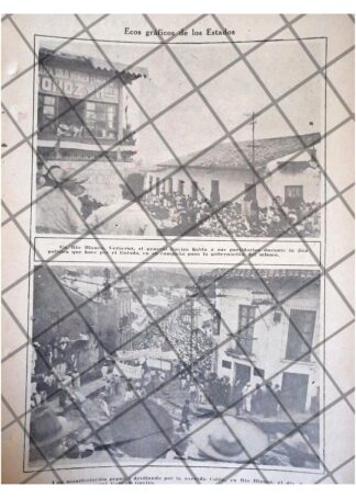 AFICHE ANTIGUO CAMPAÑA GABRIEL GAVIRA. RIO BLANCO VER 1920