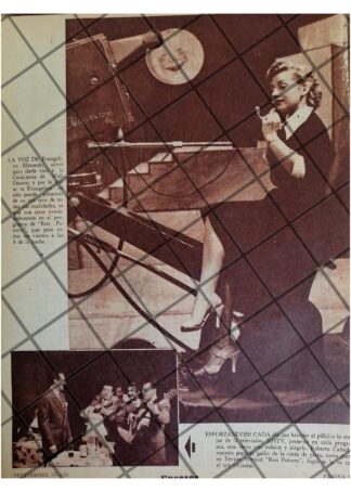 AFICHE RETRO TELEVISORA XHTV CANAL 4 INICIOS 1953