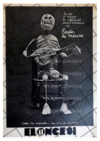 PUBLICIDAD RETRO TELEVISORA TV ONCE FIESTAS DE MEXICO 1980