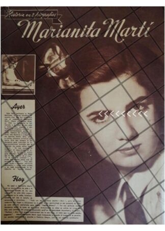 AFICHE ANTIGUO. ACTRIZ. NELLY MARTINEZ (ARGENTINA) 1930s