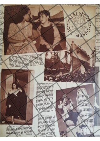 AFICHE ANTIGUO. DOLORES DEL RIO Y JOSE MATUTE, ETC 1940s
